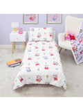 Peppa Pig reversible duvet cover set cotbed - British product