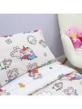 Peppa Pig reversible duvet cover set cotbed - British product