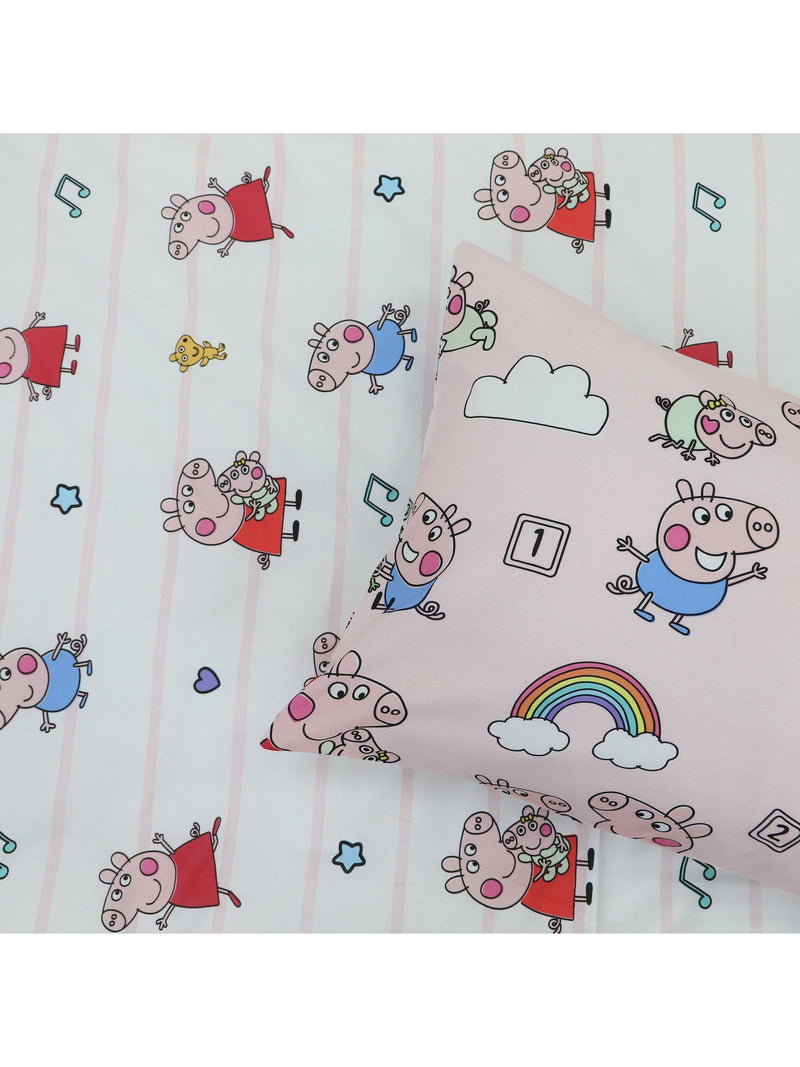 Peppa Pig reversible duvet set single, UK version