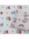 Peppa Pig reversible duvet set single, UK version