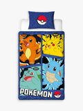 Pokémon reversible duvet cover set single bed, UK version