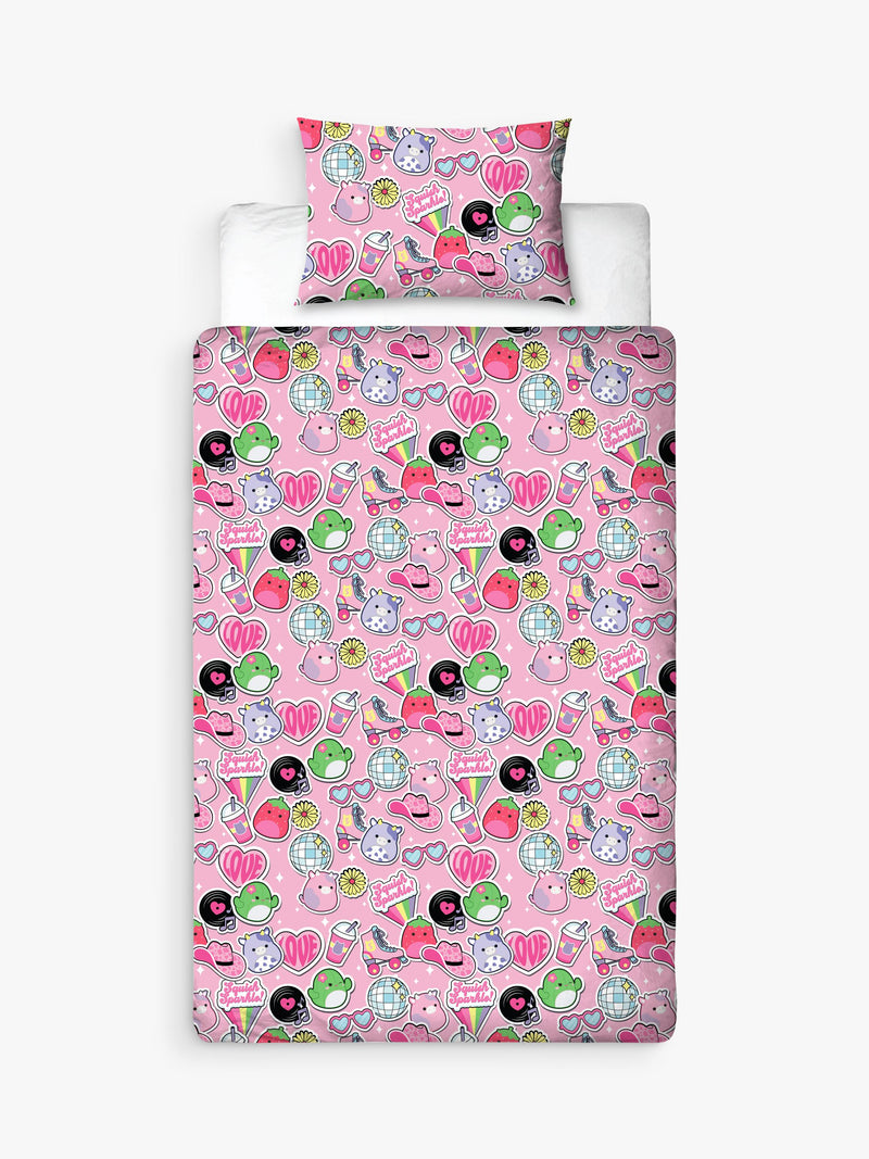Squishmallows reversible duvet cover set single - British product
