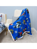 LEGO City sherpa fleece blanket single 150x100cm (British brand)