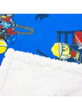 LEGO City sherpa fleece blanket single 150x100cm (British brand)