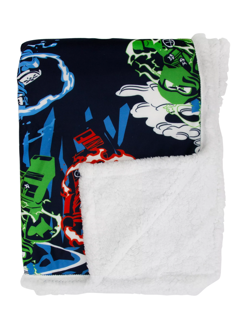 LEGO Ninjago sherpa fleece blanket single size - British product