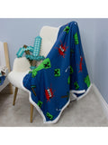 Minecraft sherpa fleece blanket (British brand)