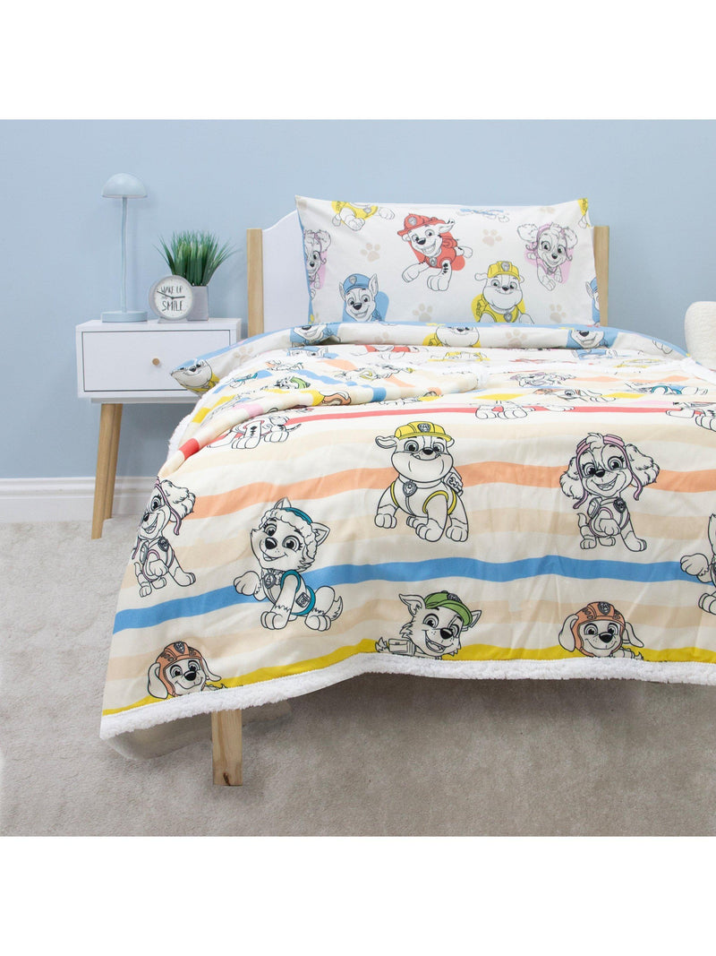 Paw Patrol sherpa fleece blanket single size, UK version