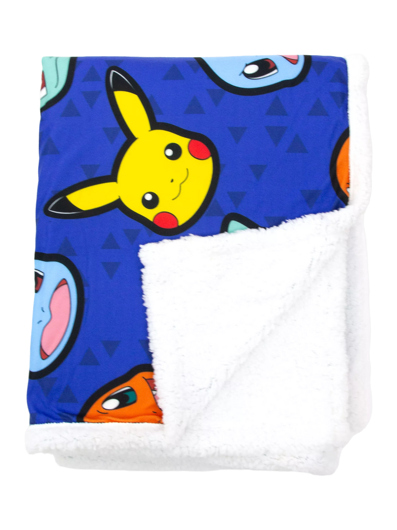 Pokémon fleece blanket with Pikachu design (British brand)