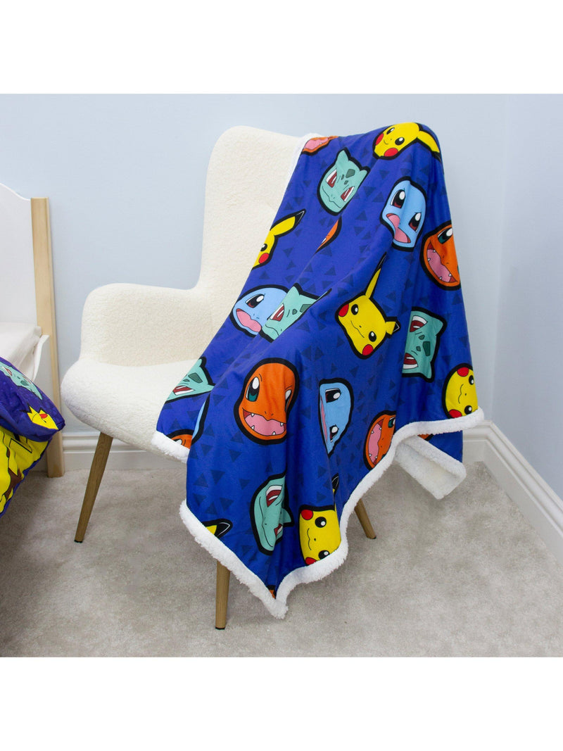 Pokémon fleece blanket with Pikachu design (British brand)