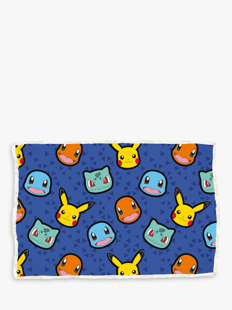 Pokémon fleece blanket with Pikachu design (British brand)
