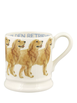 John Lewis Emma Bridgewater Golden Retriever Half Pint Earthenware Mug, 300ml- Buy online at McGrocer