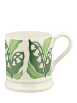 John Lewis Emma Bridgewater Lily of the Valley Earthenware Half Pint Mug, 300ml- Buy online at McGrocer