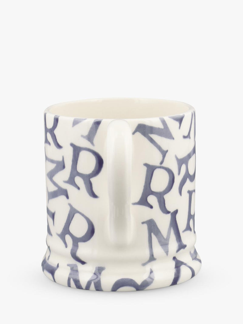 Emma Bridgewater blue half pint mug 300ml - British product