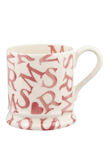 John Lewis Emma Bridgewater MRS Earthenware Half Pint Mug Pink 300ml- Buy online at McGrocer
