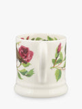 Emma Bridgewater Old Rose earthenware half pint mug 300ml - British product