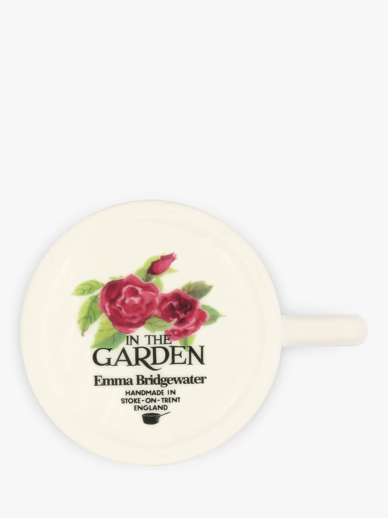 Emma Bridgewater Old Rose earthenware half pint mug 300ml - British product