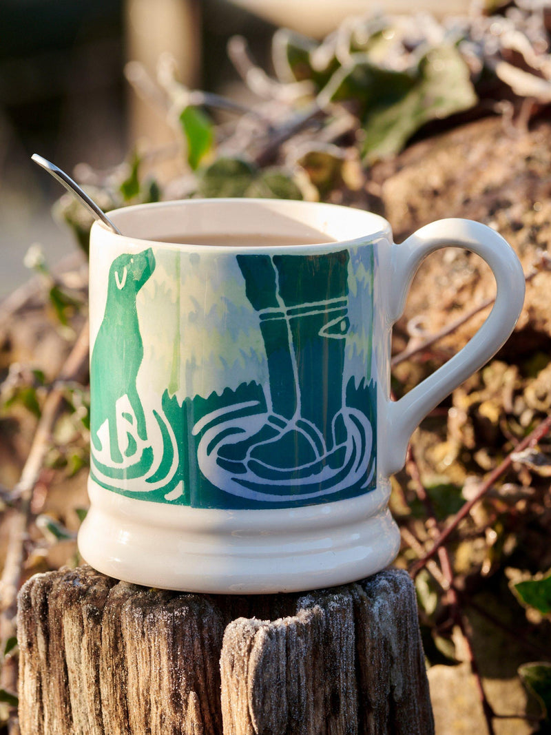 Emma Bridgewater Puddles earthenware mug 300ml - British product