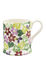 John Lewis Emma Bridgewater Sweet Violets Earthenware Half Pint Mug, 300ml- Buy online at McGrocer