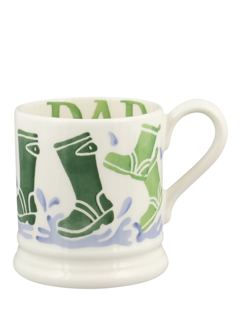 Emma Bridgewater Wellies half pint mug 300ml (British brand)