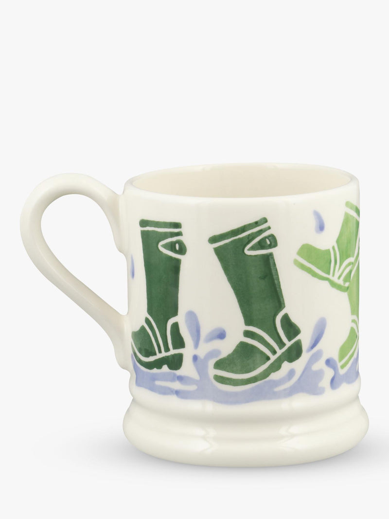 Emma Bridgewater Wellies half pint mug 300ml (British brand)