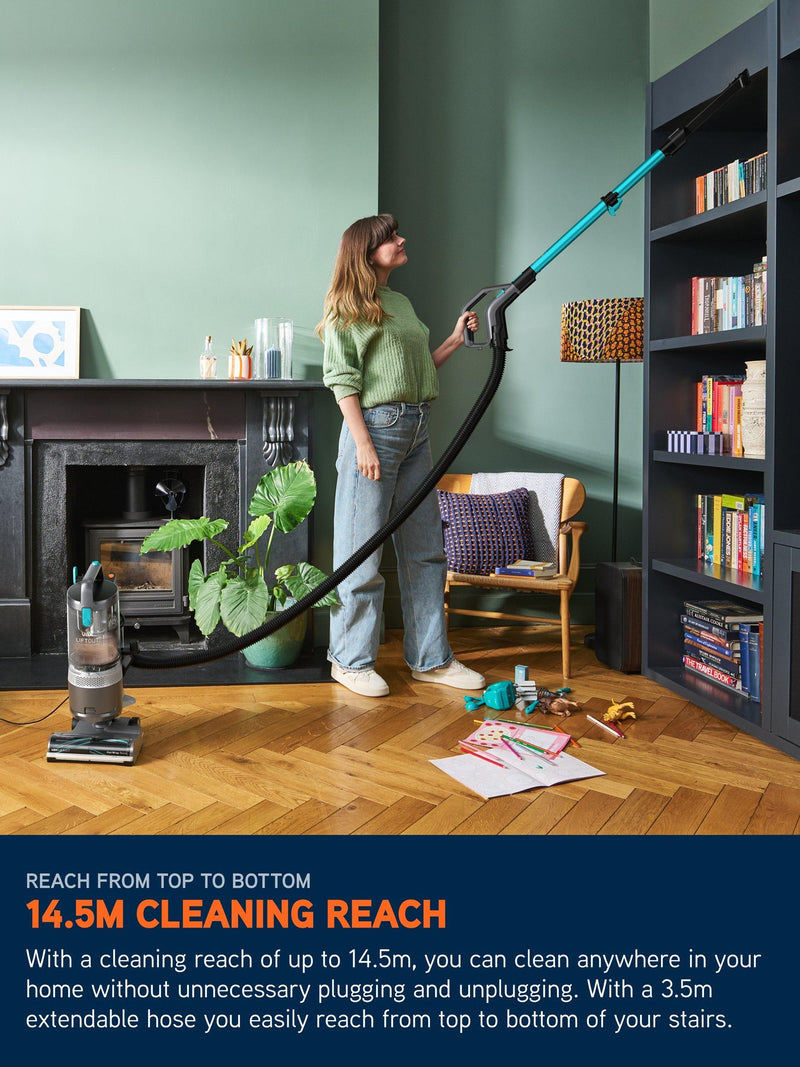 Vax LiftOut Reach pet vacuum cleaner graphite teal - British product