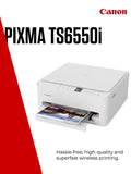 Canon PIXMA TS6550i wireless printer white, imported from the UK