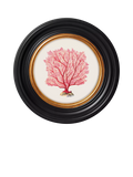 Brookpace Lascelles sea flame round framed print 36cm - British product