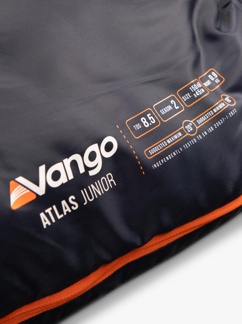 Vango Atlas Junior sleeping bag midnight navy, imported from the UK