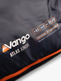 Vango Atlas Junior sleeping bag midnight navy, imported from the UK