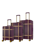 Rock Vintage 8-Wheel Hard Shell Suitcase, Set of 3