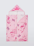 Disney Princess hooded towel with padded crown - British product