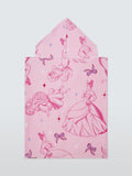 Disney Princess hooded towel with padded crown - British product
