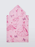 Disney Princess hooded towel with padded crown - British product