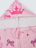 Disney Princess hooded towel with padded crown - British product