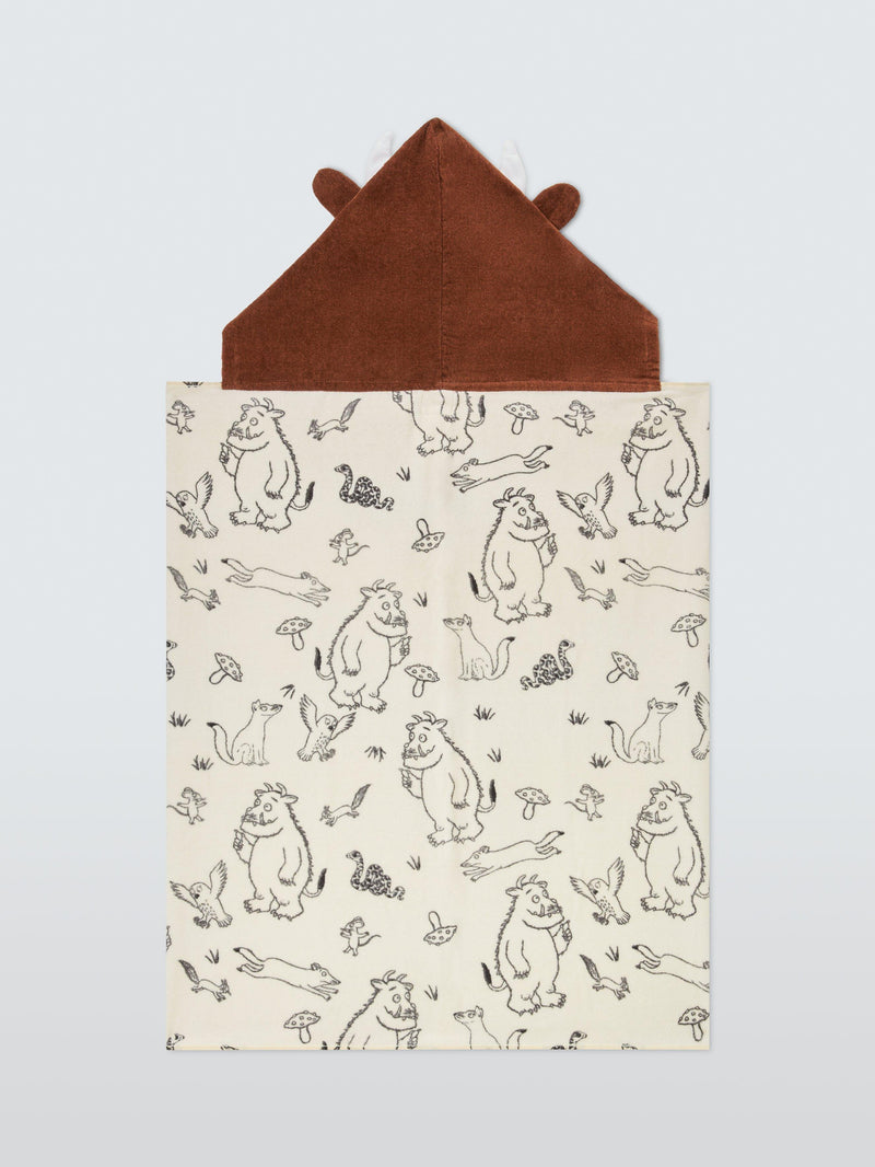 The Gruffalo hooded towel with 3D ears - British product