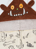 The Gruffalo hooded towel with 3D ears - British product