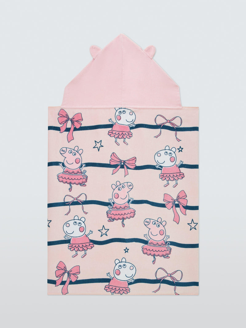 Brand Threads Peppa Pig hooded towel for kids, imported from the UK