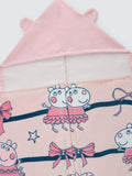 Brand Threads Peppa Pig hooded towel for kids, imported from the UK