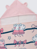 Brand Threads Peppa Pig hooded towel for kids, imported from the UK