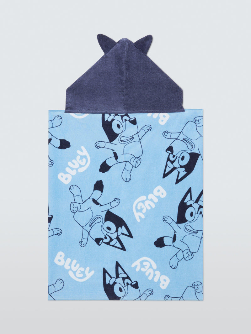 Bluey hooded kids towel for swimming (British brand)