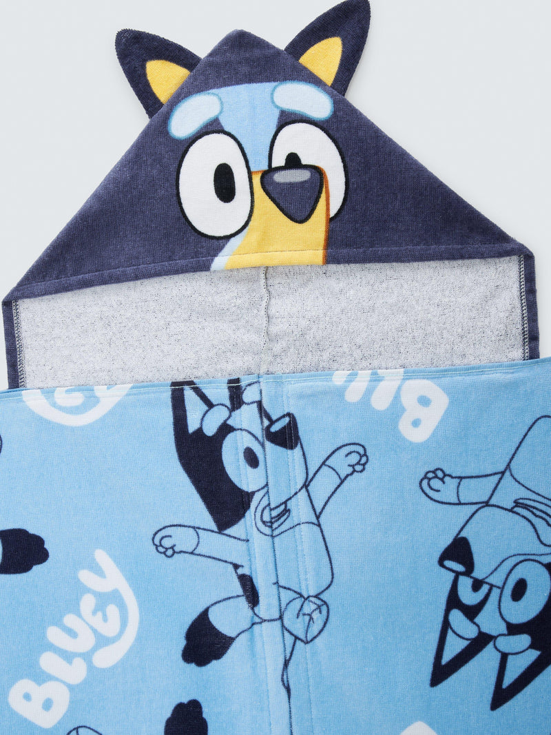 Bluey hooded kids towel for swimming (British brand)