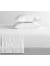 John Lewis Pottery Barn Belgian Flax Linen Hemstitch King Size Bed Sheet and Pillowcase Set- Buy online at McGrocer