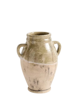 John Lewis Pottery Barn French Pot Terracotta Vase Sage H22cm- Buy online at McGrocer