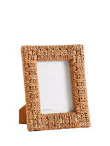 John Lewis Pottery Barn Capitola Seagrass Rope Photo Frame Natural- Buy online at McGrocer