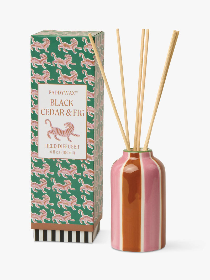 Paddywax A Dopo Black Cedar Fig reed diffuser 118ml (British brand)