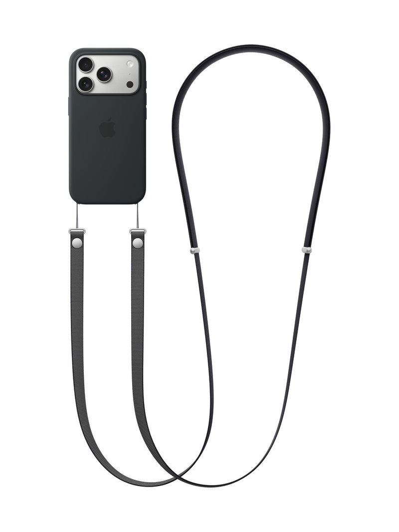 Apple iPhone crossbody strap with woven fabric (British brand)