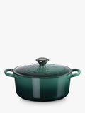 Le Creuset Elphaba embossed round casserole 24cm, UK version