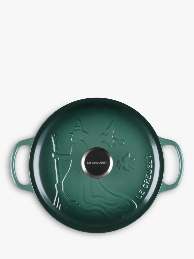 Le Creuset Elphaba embossed round casserole 24cm, UK version