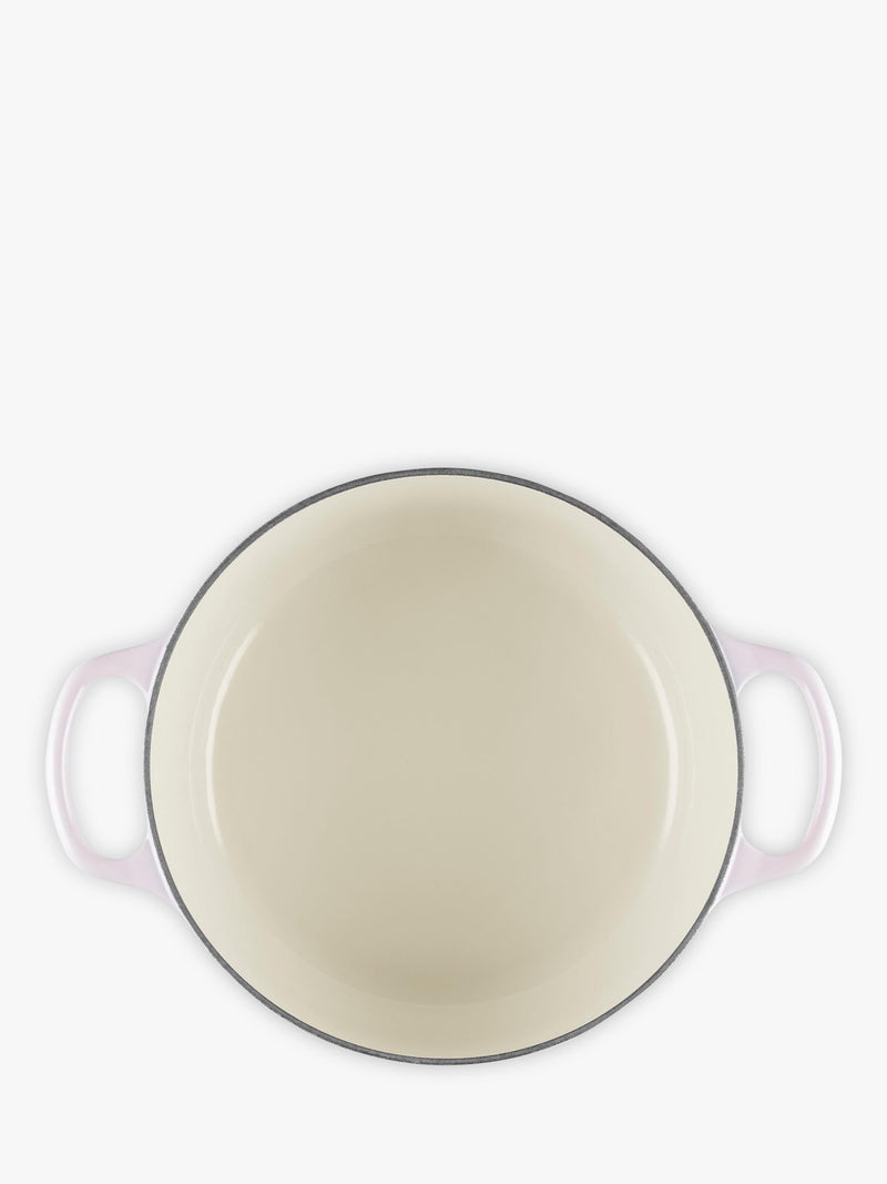 Le Creuset Wicked Glinda shell pink casserole 24cm, imported from the UK