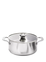 John Lewis OXO Mira Stainless Steel Casserole & Lid 24cm- Buy online at McGrocer
